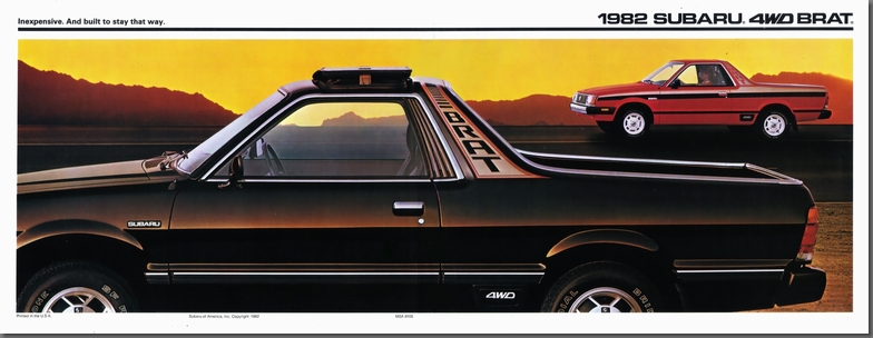 1982Ns 1982 SUBARU 4WD BRAT kČ J^O (1)