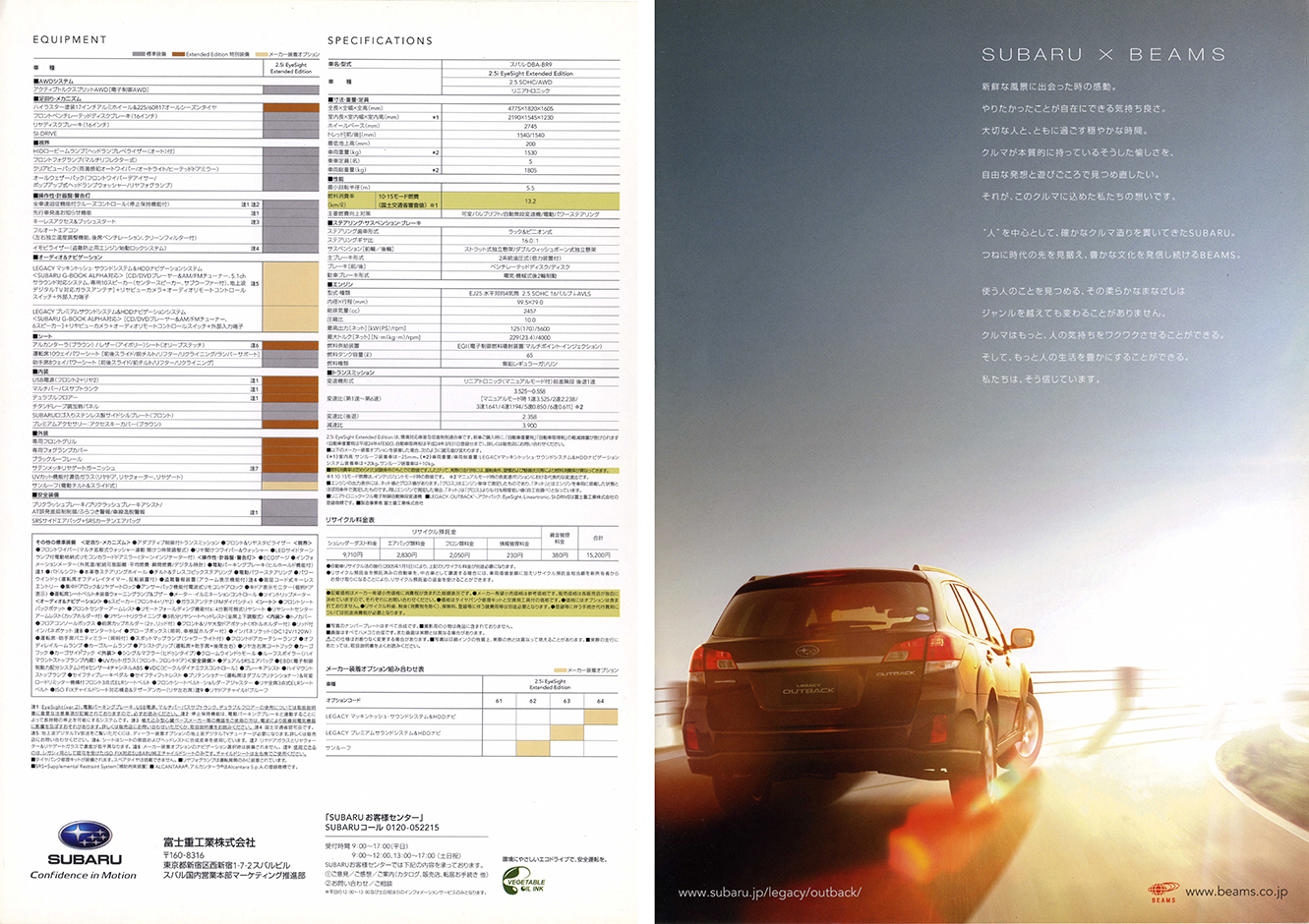 2000N8s 2011N10s KVB AEgobN 2.5i Eyesight EX Edition(8)