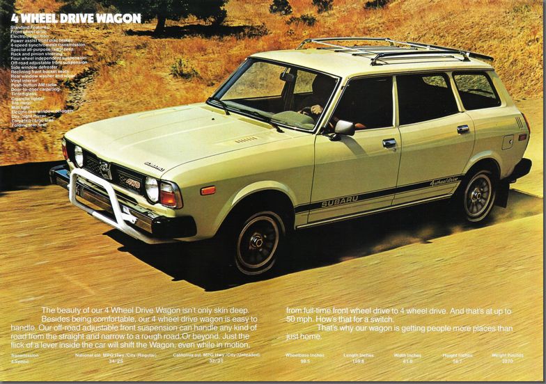 1979Ns SUBARU.inexpensive.and built to stay that way. kČ J^O(10)