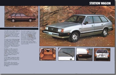 1980年10月発行 SUBARU FWD  '81 北米向け カタログ(5)