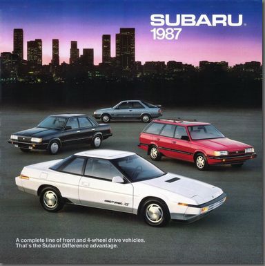 1987年発行 SUBARU1987 北米向け カタログ (1)