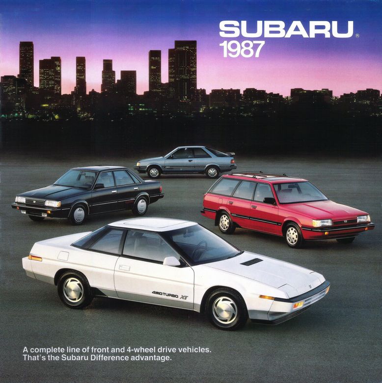 1987年発行 1987 SUBARU 北米向けカタログ(1)
