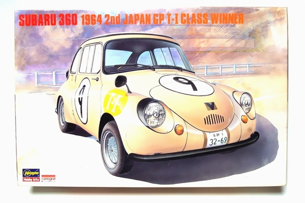 ハセガワ 1/24 スバル360 1964 第二回 日本グランプリ ウィナー パッケージ
